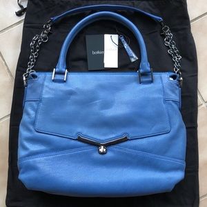 New Botkier Valentina French Blue satchel handbag